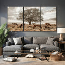 Texas Longhorn Cattle Wall Art, Rustic Western Ranch Canvas by MyGreatCanvas | Canvas Wall Art Prints | Photo Prints & Wall Decor