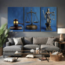 Legal Justice Wall Art Canvas Print – Gavel, Scales & Lady by MyGreatCanvas | Canvas Wall Art Prints | Photo Prints & Wall Decor