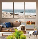 Coastal Ocean View Wall Art Canvas Print – Serene Rocky by MyGreatCanvas | Canvas Wall Art Prints | Photo Prints & Wall Decor