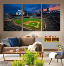 Target Field Wall Art Canvas Print – Baseball Stadium Scene, by MyGreatCanvas | Canvas Wall Art Prints | Photo Prints & Wall Decor