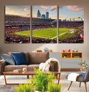 Chicago Bears Soldiers Field Wall Art Canvas Print – Framed