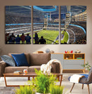 Chicago Dome Stadium Wall Art Canvas Print – Framed Modern