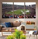 Chicago Bears Soldier Field Wall Art Canvas Print – Framed by MyGreatCanvas | Canvas Wall Art Prints | Photo Prints & Wall Decor