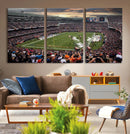 Chicago Bears Soldiers Field Wall Art Canvas Print – Framed by MyGreatCanvas | Canvas Wall Art Prints | Photo Prints & Wall Decor