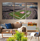 Chicago Bears Soldiers Field Wall Art Canvas Print – Framed