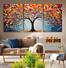 Vibrant Tree of Life Canvas Wall Art – Colorful Abstract by MyGreatCanvas | Canvas Wall Art Prints | Photo Prints & Wall Decor