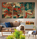 Tsukioka Yoshitoshi Samurai Wall Art – Japanese Katana by MyGreatCanvas | Canvas Wall Art Prints | Photo Prints & Wall Decor