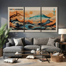 Yayoi Kusama Inspired Japanese Landscape Wall Art Canvas by MyGreatCanvas | Canvas Wall Art Prints | Photo Prints & Wall Decor