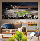 Epic Night Football Stadium Wall Art Canvas Print, Fireworks by MyGreatCanvas | Canvas Wall Art Prints | Photo Prints & Wall Decor