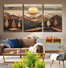 Wood Mountain Wall Art Canvas Print – Layered Forest and by MyGreatCanvas | Canvas Wall Art Prints | Photo Prints & Wall Decor
