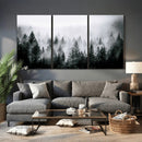 Foggy Forest Wall Art Canvas Print – Mountain Woodland by MyGreatCanvas | Canvas Wall Art Prints | Photo Prints & Wall Decor