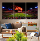 Jordan-Hare Football Stadium Wall Art Canvas Print, Football by MyGreatCanvas | Canvas Wall Art Prints | Photo Prints & Wall Decor