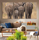 Wild Elephant Wall Art Canvas Print by MyGreatCanvas | Canvas Wall Art Prints | Photo Prints & Wall Decor