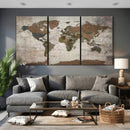 World Map Canvas Print – Framed Detailed Map of the World by MyGreatCanvas | Canvas Wall Art Prints | Photo Prints & Wall Decor