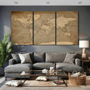 World Map Canvas Print – Framed Travel Map Wall Art for by MyGreatCanvas | Canvas Wall Art Prints | Photo Prints & Wall Decor