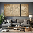 Colorful Watercolor World Map Canvas Wall Art – Framed by MyGreatCanvas | Canvas Wall Art Prints | Photo Prints & Wall Decor