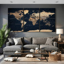 World Map Canvas Print – Detailed Map of the World Wall Art by MyGreatCanvas | Canvas Wall Art Prints | Photo Prints & Wall Decor