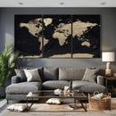 World Map Wall Art Print – Detailed Map of the World Wall by MyGreatCanvas | Canvas Wall Art Prints | Photo Prints & Wall Decor