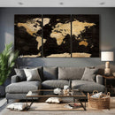Extra Large World Map Canvas Print – Detailed Map Classic