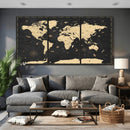 World Map Canvas Print – Detailed Map of the World Wall Art by MyGreatCanvas | Canvas Wall Art Prints | Photo Prints & Wall Decor