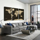 World Map Canvas Print – Framed World Map Wall Art for