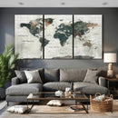 World Map Canvas Print – Framed Travel Map Wall Art for by MyGreatCanvas | Canvas Wall Art Prints | Photo Prints & Wall Decor