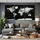 World Map Canvas Print – Framed Push Pin Wall Art, Color by MyGreatCanvas | Canvas Wall Art Prints | Photo Prints & Wall Decor