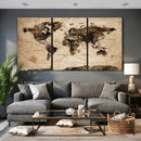 World Map Wall Art Canvas Print by MyGreatCanvas | Canvas Wall Art Prints | Photo Prints & Wall Decor