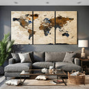 World Map Canvas Print – Framed Travel Map Wall Art for by MyGreatCanvas | Canvas Wall Art Prints | Photo Prints & Wall Decor