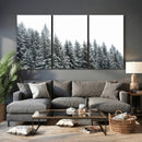 Misty Mountain Forest Canvas Print, Foggy Pine Trees Nature by MyGreatCanvas | Canvas Wall Art Prints | Photo Prints & Wall Decor