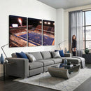 Boise State Stadium Large Wall Art Canvas Print for Living