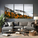 Autumn Forest Wall Art Canvas Print, Foggy Mountain by MyGreatCanvas | Canvas Wall Art Prints | Photo Prints & Wall Decor