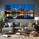 Austin Skyline Wall Art Canvas Print, Austin Downtown Night by MyGreatCanvas | Canvas Wall Art Prints | Photo Prints & Wall Decor