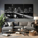 Austin Skyline Wall Art Canvas Print, Austin Downtown Night by MyGreatCanvas | Canvas Wall Art Prints | Photo Prints & Wall Decor