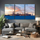 Chicago Wall Art Canvas Print - Chicago City Downtown Night by MyGreatCanvas | Canvas Wall Art Prints | Photo Prints & Wall Decor