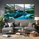 Alpine Mountain Lake Wall Art Canvas Print – Turquoise by MyGreatCanvas | Canvas Wall Art Prints | Photo Prints & Wall Decor