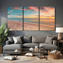 Beach Walk Wall Art Canvas Print – Soft Coastal Photography by MyGreatCanvas | Canvas Wall Art Prints | Photo Prints & Wall Decor