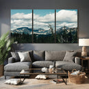 Mountain Forest Wall Art Canvas Print, Alpine Pine Tree by MyGreatCanvas | Canvas Wall Art Prints | Photo Prints & Wall Decor