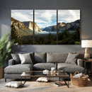 Yosemite Valley Mountain Wall Art Canvas Print, Granite by MyGreatCanvas | Canvas Wall Art Prints | Photo Prints & Wall Decor