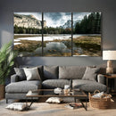Yosemite Valley Mountain Wall Art Canvas Print, Granite by MyGreatCanvas | Canvas Wall Art Prints | Photo Prints & Wall Decor