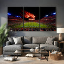 Auburn Stadium Wall Art Canvas Print, College Football Night by MyGreatCanvas | Canvas Wall Art Prints | Photo Prints & Wall Decor
