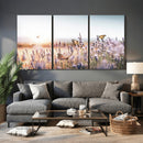 Lavender Field Wall Art Canvas Print, Butterfly Floral by MyGreatCanvas | Canvas Wall Art Prints | Photo Prints & Wall Decor
