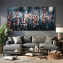 Winter Heather Wall Art Canvas Print, Frosted Floral Nature by MyGreatCanvas | Canvas Wall Art Prints | Photo Prints & Wall Decor