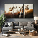 Wild Horse Herd Wall Art Canvas Print, Natural Horse by MyGreatCanvas | Canvas Wall Art Prints | Photo Prints & Wall Decor