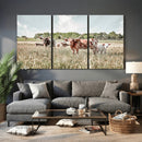 Texas Longhorn Cattle Wall Art Canvas Print, Rustic Ranch by MyGreatCanvas | Canvas Wall Art Prints | Photo Prints & Wall Decor
