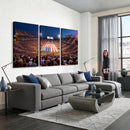 Oklahoma Memorial Stadium Wall Art Canvas Print – Oklahoma