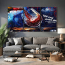 Red Wine Splash Abstract Wall Art Canvas Print, Modern Wine by MyGreatCanvas | Canvas Wall Art Prints | Photo Prints & Wall Decor