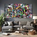 Abstract Graffiti Collage Street Art Wall Art Canvas Print by MyGreatCanvas | Canvas Wall Art Prints | Photo Prints & Wall Decor