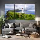 Cliffside Lighthouse Wall Art Canvas Print – Coastal by MyGreatCanvas | Canvas Wall Art Prints | Photo Prints & Wall Decor