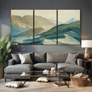Abstract Mountain Landscape Wall Art Canvas Print – Textured by MyGreatCanvas | Canvas Wall Art Prints | Photo Prints & Wall Decor